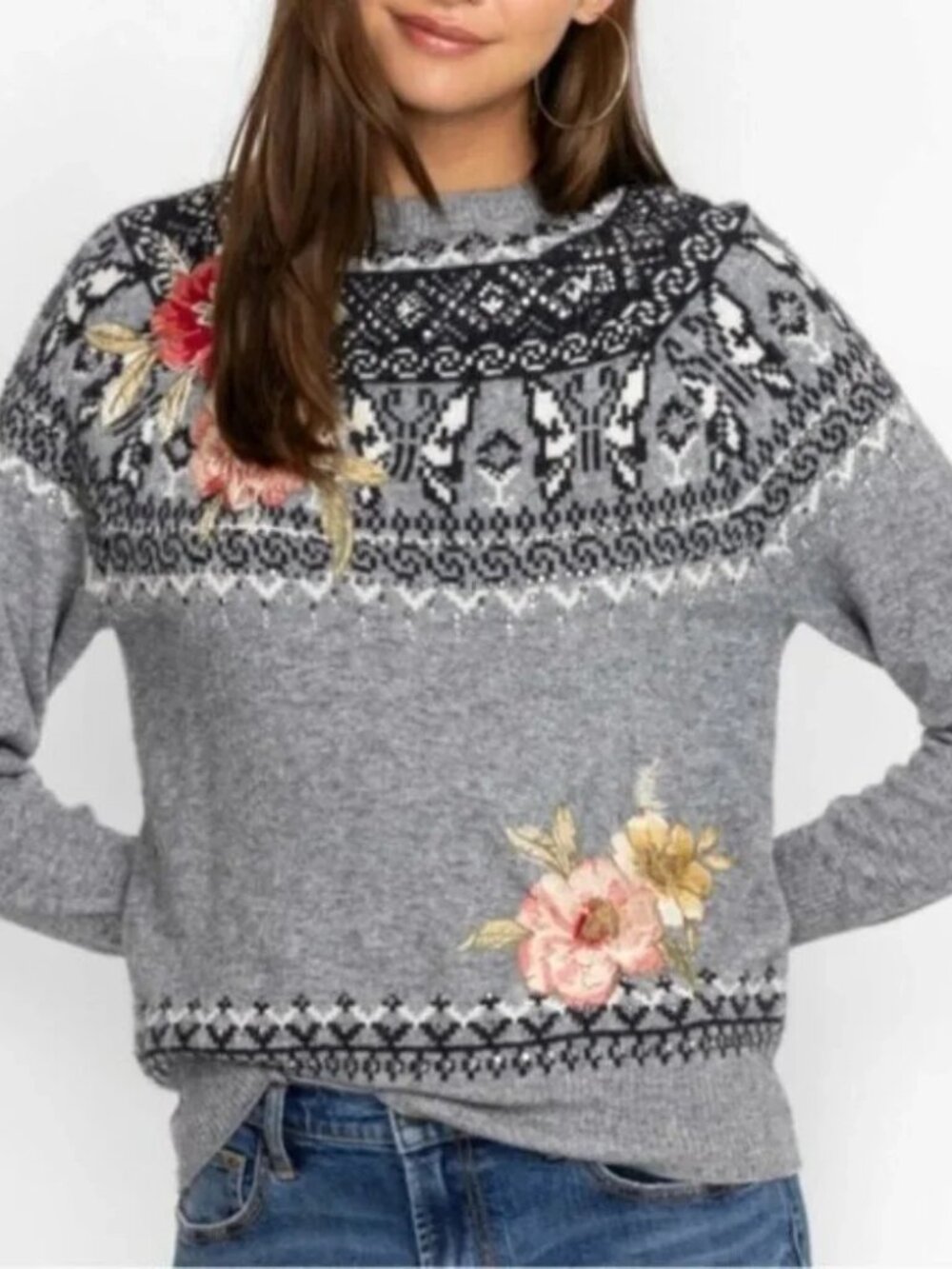 The Johnny Was Sammy Fairisle Sweater